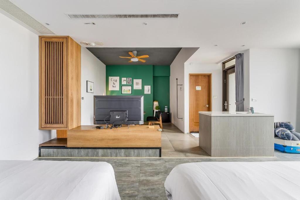 Wandao Bed and Breakfast Donggang Exteriör bild