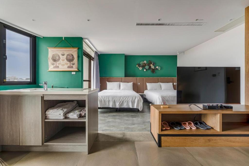 Wandao Bed and Breakfast Donggang Exteriör bild